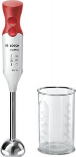 Mixer vertical Bosch MSM64110, 450 W, SoftTouch, functie Turbo, AntiSplash, Rosu Alb