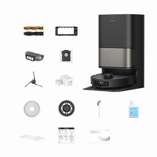 Robot de aspirare Dreame L40s Pro Ultra RLL74CE-BK, detectare a obstacolelor, depasire obstacol 4CM, perie dubla anti-incurcare, aspirare 19000Pa, negru