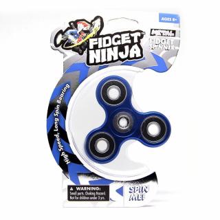 Fidget Ninja Metal Spinner - Albastru