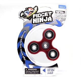 Fidget Ninja Metal Spinner - Rosu