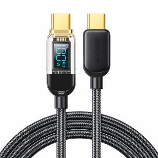 Cablu de Date Type-C, Fast Charging 100W, 480Mbps, 1.2m JoyRoom (S-CC100A4) Negru