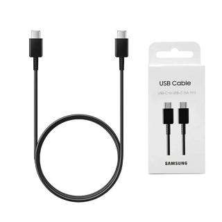 Cablu de Date USB-C to Type-C Super Fast Charging 5A, 1m Samsung (EP-DN975BBEGWW) Negru (Blister Packing)