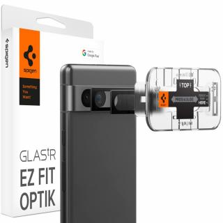 Folie Camera pentru Google Pixel 7a (set 2) Spigen Glas.tR Optik EZ FIT Negru