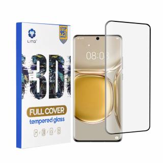 Folie pentru Huawei P50 Pro Lito 3D Full Cover Super Thin Glass Negru