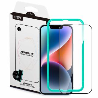 Folie pentru iPhone 13 Pro Max   14 Plus ESR Armorite Screen Protector Negru