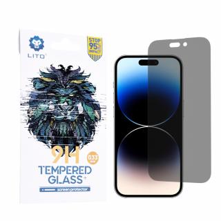 Folie pentru iPhone 14 Pro Lito 2.5D Classic Glass Privacy