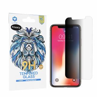 Folie pentru iPhone X   XS   11 Pro Lito 2.5D Classic Glass Privacy