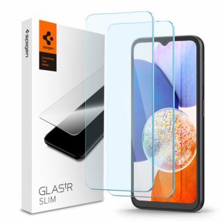 Folie pentru Samsung Galaxy A14 4G   A14 5G (set 2) Spigen Glas.tR Slim Clear