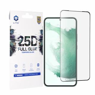 Folie pentru Samsung Galaxy S22 Plus 5G   S23 Plus Lito 2.5D FullGlue Super Thin Glass Negru