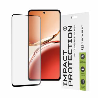 Folie sticla securizata Oppo Reno12 F 4G   Reno12 F 5G   Reno12  FS  Techsuit 111D Negru