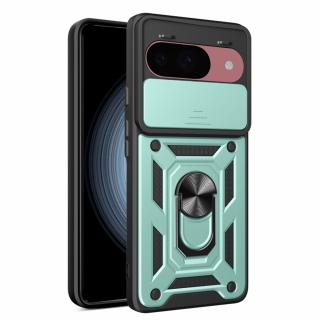 Husa Antisoc Google Pixel 9   9 Pro  cu Protectie Camera Verde TCSS