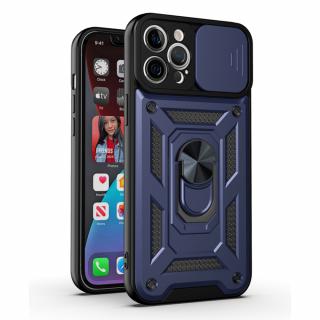 Husa Antisoc iPhone 12 Pro Max  cu Protectie Camera Albastru TCSS