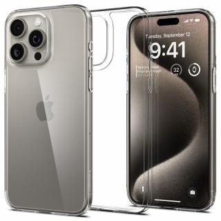 Husa antisoc iPhone 15 Pro Max Spigen Air Skin Hybrid Crystal Clear