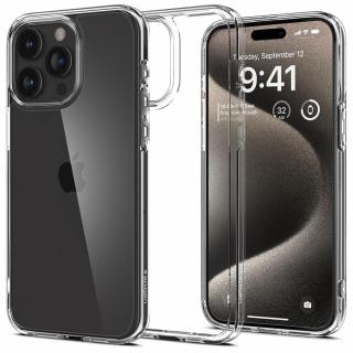 Husa antisoc iPhone 15 Pro Spigen Ultra Hybrid Clear