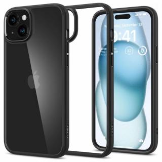 Husa antisoc iPhone 15 Spigen Ultra Hybrid Matte Black