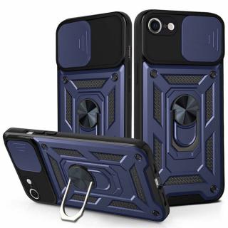 Husa Antisoc iPhone 7   8   SE 2, SE 2020   SE 3, SE 2022  cu Protectie Camera Albastru TCSS