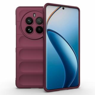 Husa antisoc Realme 12 Pro   12 Pro+ Bordo TCHMS