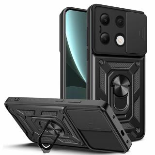 Husa Antisoc Xiaomi Redmi Note 13 4G  cu Protectie Camera Negru TCSS