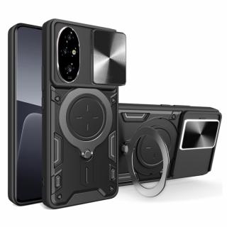 Husa Honor 200 Pro Antisoc cu Protectie Camera Negru TCGP