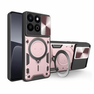 Husa Honor 200 Smart   X7c Antisoc cu Protectie Camera Roz Auriu TCGP