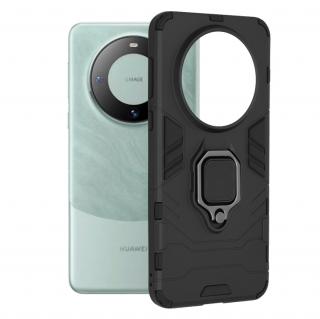 Husa Huawei Mate 60 Pro Antisoc cu Inel Negru Techsuit SS