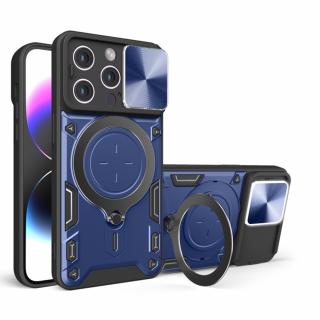 Husa iPhone 16 Pro Max Antisoc cu Protectie Camera Albastru TCGP