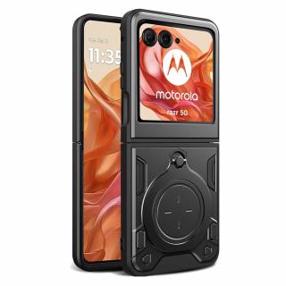 Husa Motorola Razr 50 Antisoc cu Protectie Camera Negru TCGP