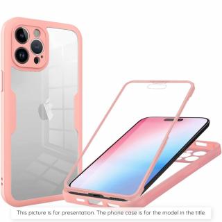 Husa Oppo A79 5G   OnePlus Nord N30 SE 360 grade silicon TPU transparenta Roz