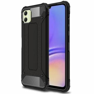 Husa Samsung Galaxy A05 Silicon Antisoc Negru Hybrid Armor