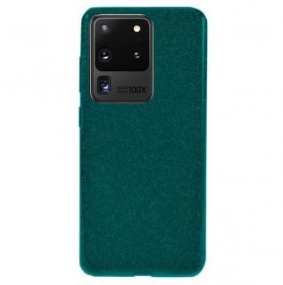 Husa Samsung Galaxy S20 Ultra Sclipici Dark Green Silicon