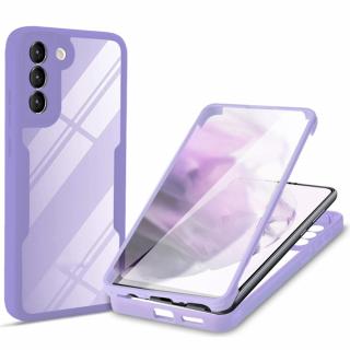 Husa Samsung Galaxy S23 360 grade silicon TPU transparenta Mov