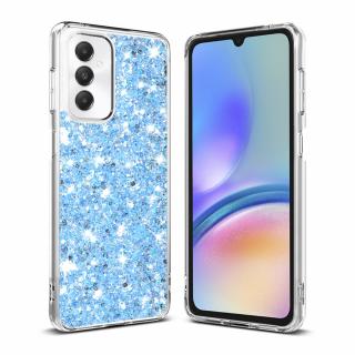 Husa silicon cu sclipici Samsung Galaxy A05s glitter Bleu TSG