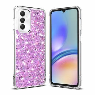 Husa silicon cu sclipici Samsung Galaxy A05s glitter Magenta TSG