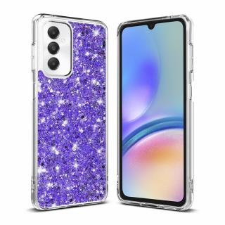 Husa silicon cu sclipici Samsung Galaxy A05s glitter Mov TSG