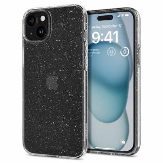 Husa silicon iPhone 15 Spigen LC Glitter Transparent