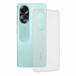 Husa Silicon Oppo A58 4G Transparenta CSTH