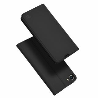 Husa tip carte iPhone 7   iPhone 8   iPhone SE 2, SE 2020   iPhone SE 3, SE 2022 cu Flip Magnetic Negru MGT