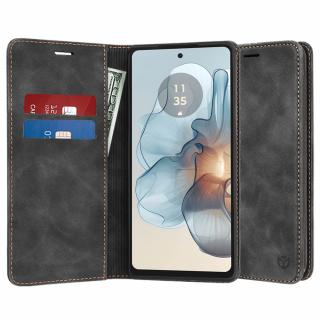 Husa Tip Carte Motorola Moto G24 Power Negru Confy