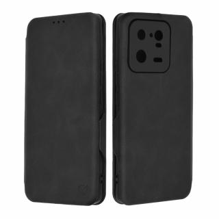 Husa Tip Carte Xiaomi 13 Pro cu Flip Magnetic Negru TSWP