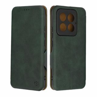 Husa Tip Carte Xiaomi 14 Pro  cu Flip Magnetic Verde TSWP