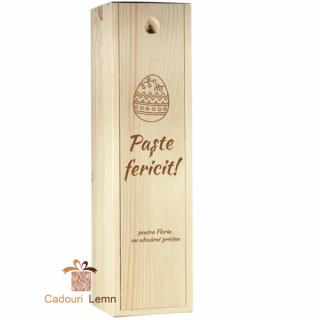 Cutie Paste Fericit Prieten Adevarat Personalizata din Lemn   Cadou Special pentru Prieteni