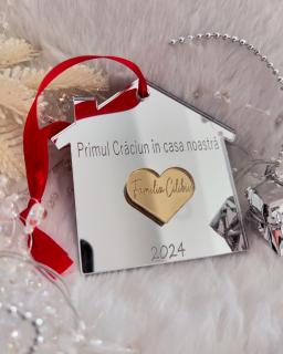 Glob Plexiglass - Primul Craciun in casa noastra