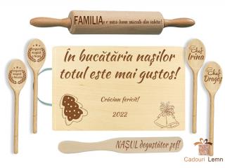Set cadou In bucataria nasilor totul este mai gustos 2024