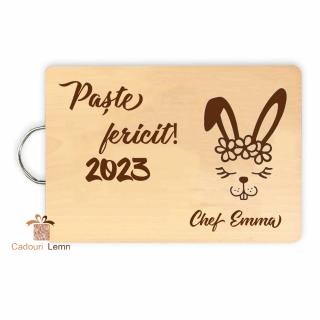 Tocator Paste Fericit 2025 pentru Fetite ,   Cadou Personalizat de Paste! - Chef Emma