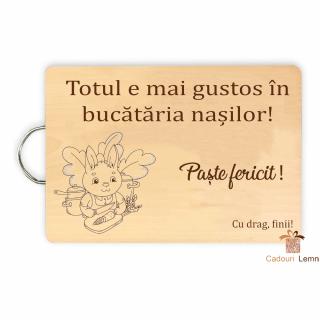 Tocator Personalizat de Paste , zTotul e mai gustos in bucataria nasilor,   ,   Cadou Perfect pentru Masa Festiva!