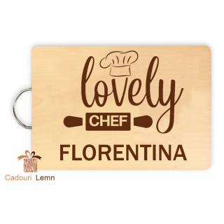 Tocator personalizat Lovely Chef Florentina