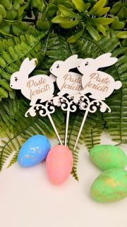Topper decorativ , zPaste Fericit!,   ,   Accesoriu elegant pentru aranjamente florale