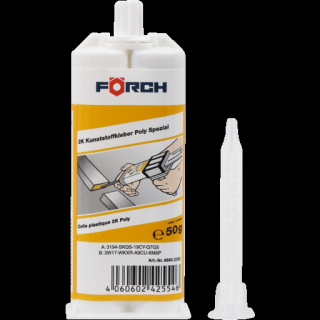 Adeziv bicomponent, Forch Poly-Special, pentru plastic, gramaj 50 g