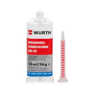 Adeziv epoxidic bicomponent, Wurth ESK, fara solvent, cantitate 50 ml