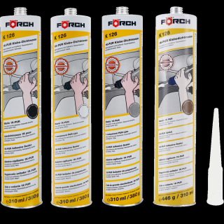 Adeziv etansant, Forch K126 1K-PUR, universal, culoare la alegere, gramaj 310 ml
